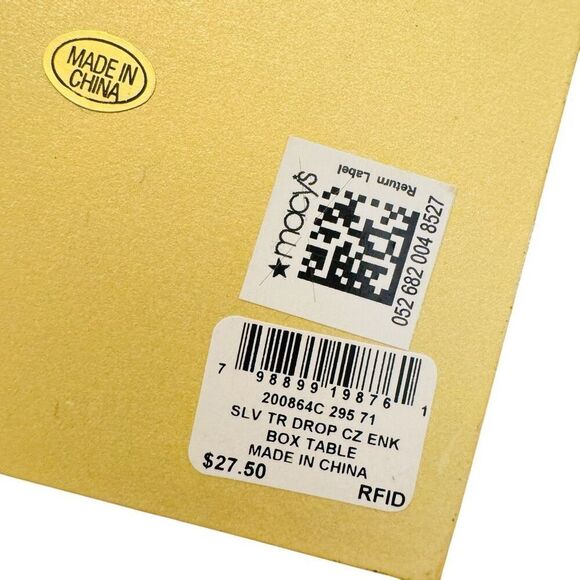 NWT Charter Club Cubic Zirconia Necklace With Earrings - Picture 4 of 6